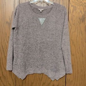 Dusty Pink Rhinestone juicy couture comfortable top